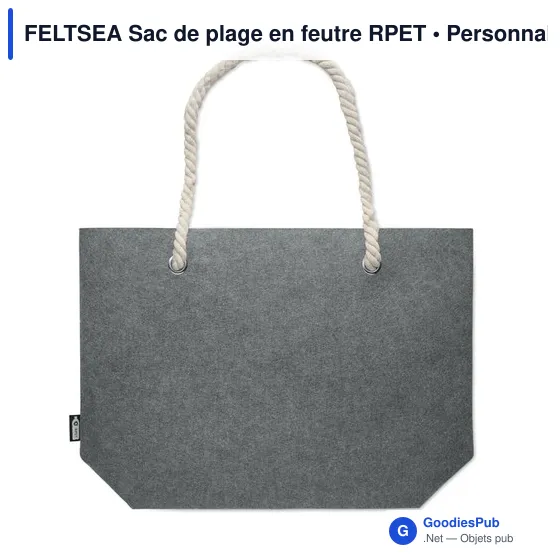 FELTSEA Sac de plage en feutre RPET - Image 2