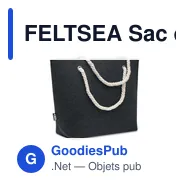 FELTSEA Sac de plage en feutre RPET - Miniature 11