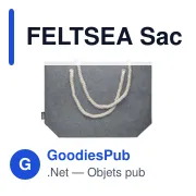 FELTSEA Sac de plage en feutre RPET - Miniature 3
