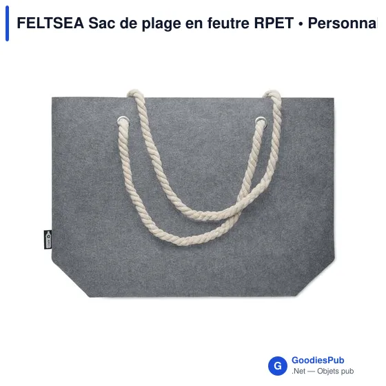 FELTSEA Sac de plage en feutre RPET - Image 3