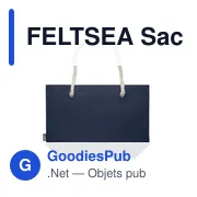 FELTSEA Sac de plage en feutre RPET - Miniature 7