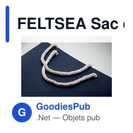 FELTSEA Sac de plage en feutre RPET - Miniature 10