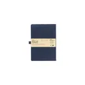 Variante bleu foncé - Carnet A5 personnalisable Felty GRS RPET avec logo