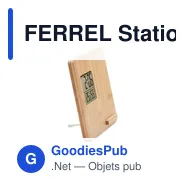 FERREL Station météo en bambou - Miniature 4