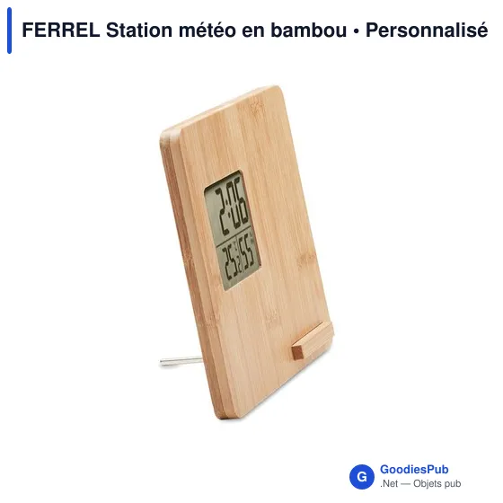 FERREL Station météo en bambou - Image 4