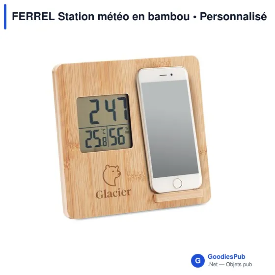 FERREL Station météo en bambou - Image 5