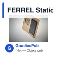 FERREL Station météo en bambou - Miniature 7