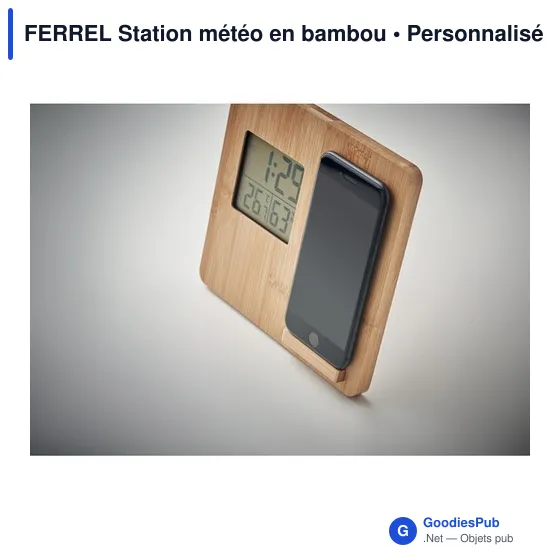 FERREL Station météo en bambou - Image 7