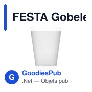 FESTA Gobelet réutilisable 300ml - Miniature 1