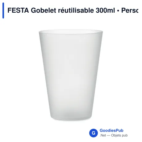 FESTA Gobelet réutilisable 300ml