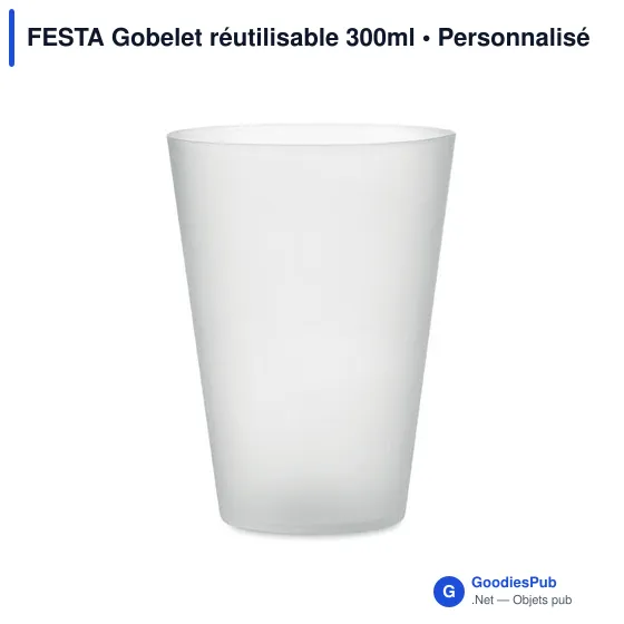 FESTA Gobelet réutilisable 300ml - Image 1