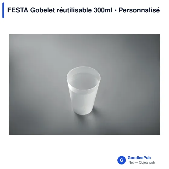 FESTA Gobelet réutilisable 300ml - Image 5
