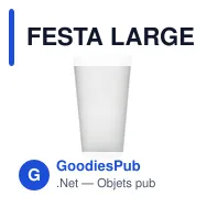 FESTA LARGE Gobelet réutilisable 500ml - Miniature 1