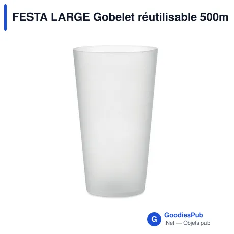 FESTA LARGE Gobelet réutilisable 500ml