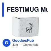 Mug en céramique personnalisable FESTIMUG avec logo - 300ml - Miniature 5