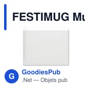 Mug en céramique personnalisable FESTIMUG avec logo - 300ml - Miniature 8