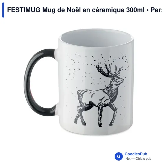 Mug en céramique personnalisable FESTIMUG avec logo - 300ml - Image 9