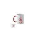 Variante rouge - Mug en céramique personnalisable FESTIMUG avec logo - 300ml