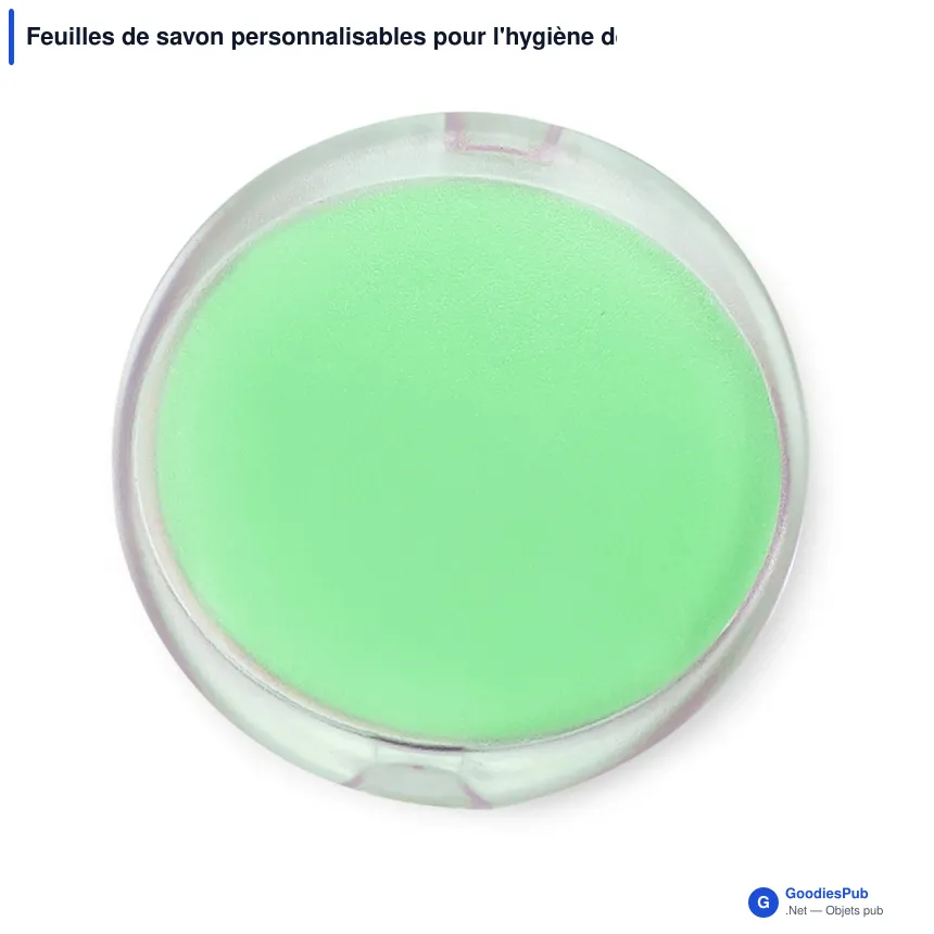 Feuilles de savon personnalisables pour l'hygiène des mains avec logo - Pastel - Image 2