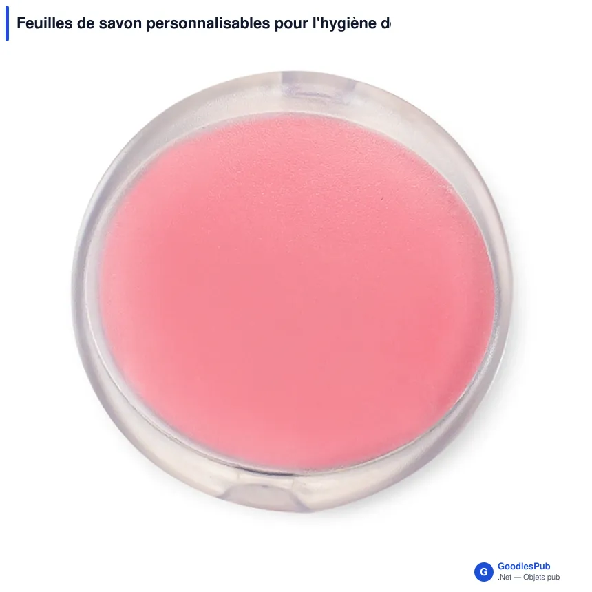 Feuilles de savon personnalisables pour l'hygiène des mains avec logo - Pastel - Image 3