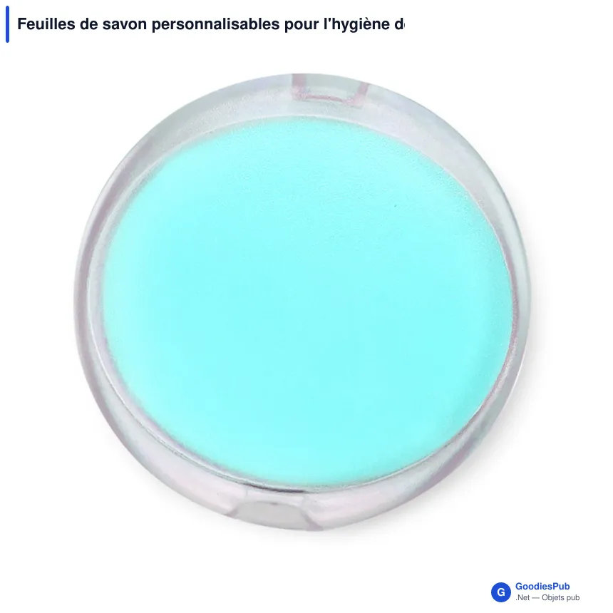 Feuilles de savon personnalisables pour l'hygiène des mains avec logo - Pastel - Image 4