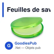 Feuilles de savon personnalisables en coloris givrés avec logo - Veila - Miniature 4