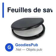 Feuilles de savon personnalisables en coloris givrés avec logo - Veila - Miniature 5