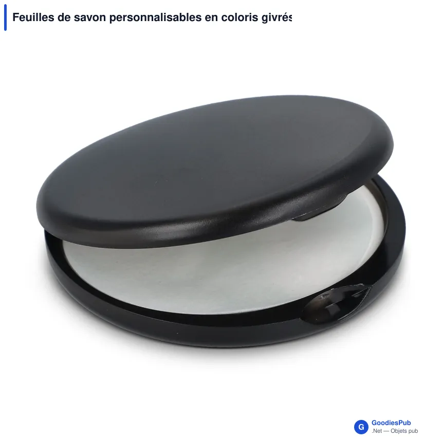 Feuilles de savon personnalisables en coloris givrés avec logo - Veila - Image 5
