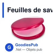 Feuilles de savon personnalisables en coloris givrés avec logo - Veila - Miniature 6