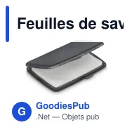 Feuilles de savon personnalisables format compact avec logo - Washé - Miniature 3