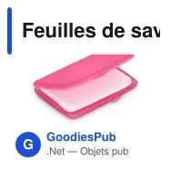 Feuilles de savon personnalisables format compact avec logo - Washé - Miniature 4