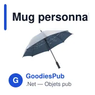 Mug personnalisé avec logo entreprise argenté - Miniature 2