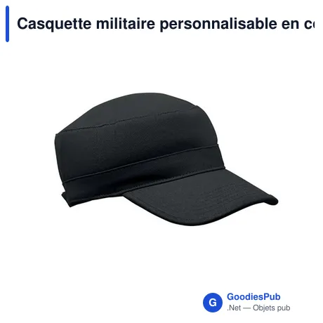 Casquette militaire personnalisable en coton avec logo - FIELD