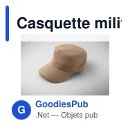 Casquette militaire personnalisable en coton avec logo - FIELD - Miniature 12