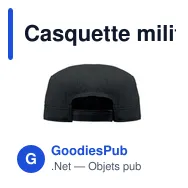 Casquette militaire personnalisable en coton avec logo - FIELD - Miniature 3