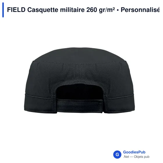 Casquette militaire personnalisable en coton avec logo - FIELD - Image 3