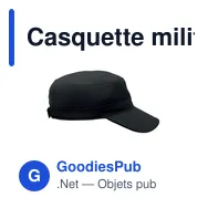 Casquette militaire personnalisable en coton avec logo - FIELD - Miniature 4