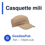 Casquette militaire personnalisable en coton avec logo - FIELD - Miniature 7