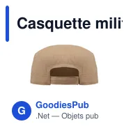 Casquette militaire personnalisable en coton avec logo - FIELD - Miniature 9