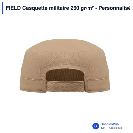 Casquette militaire personnalisable en coton avec logo - FIELD - Image 9