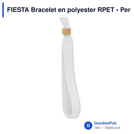 FIESTA Bracelet en polyester RPET