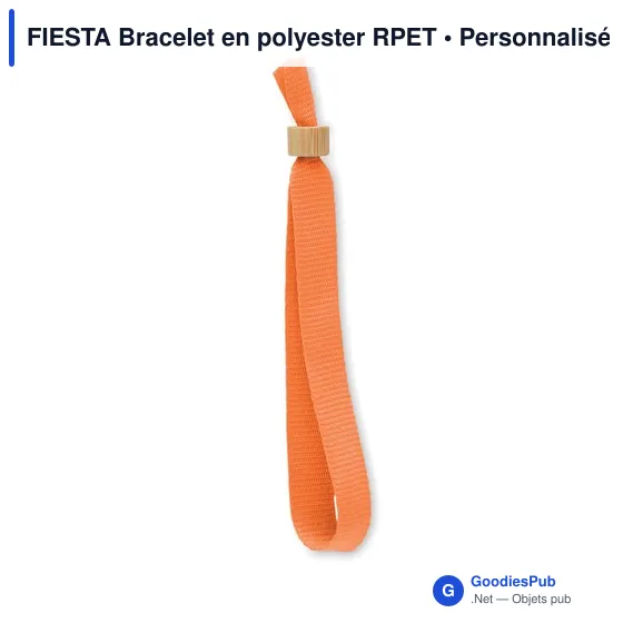 FIESTA Bracelet en polyester RPET - Image 2