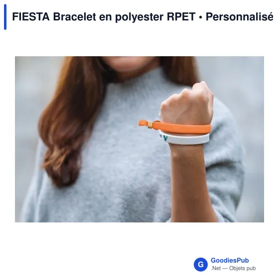 FIESTA Bracelet en polyester RPET - Image 3