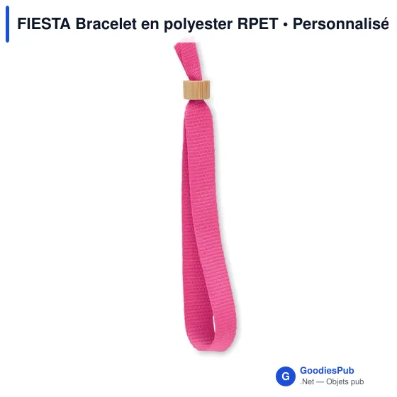 FIESTA Bracelet en polyester RPET - Image 4