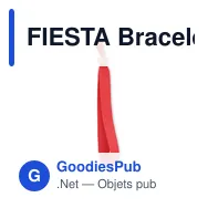 FIESTA Bracelet en polyester RPET - Miniature 5