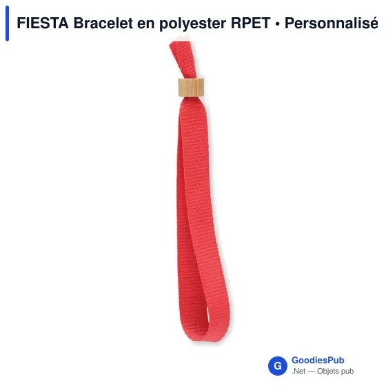 FIESTA Bracelet en polyester RPET - Image 5
