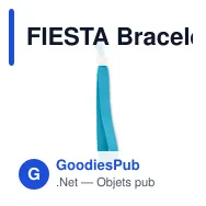 FIESTA Bracelet en polyester RPET - Miniature 6