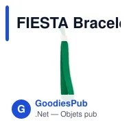 FIESTA Bracelet en polyester RPET - Miniature 7