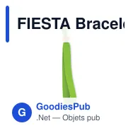 FIESTA Bracelet en polyester RPET - Miniature 9