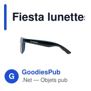 Lunettes de soleil personnalisables avec logo - Fiesta - Miniature 2